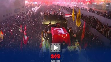 گزارش خبرنگار مهر از رسیدن پیکر آقای شهید به حرم مطهر سید الشهدا