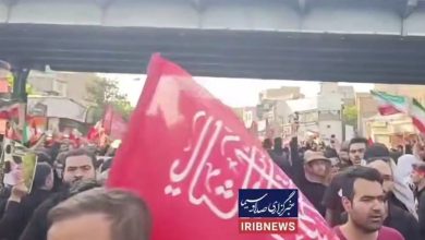 سیل جمعیت مردم در عزای آقای شهید ایران - پل چوبی به سمت پل روشندلان / اخبار سیاسی روز , اخبار سیاست داخلی