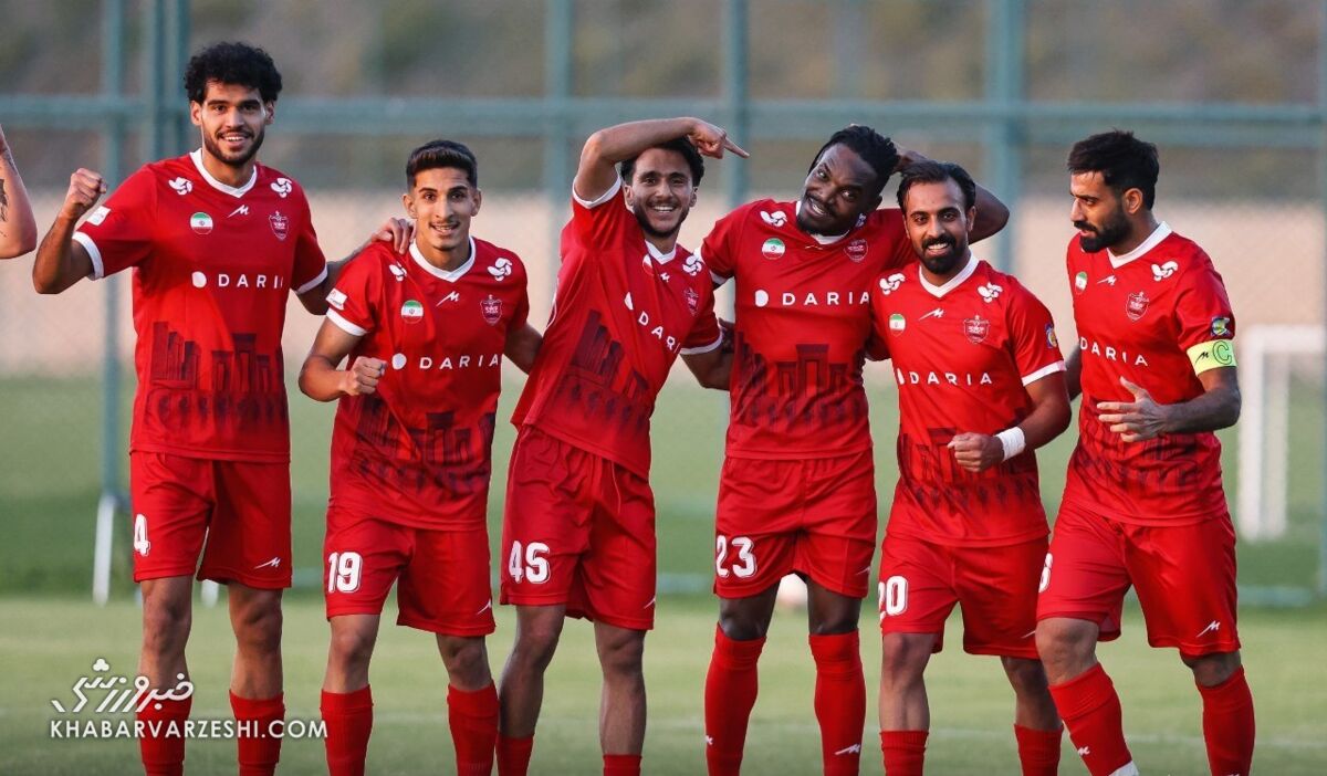 پرسپولیس در دیداری دوستانه ترکیه، پیرامیدز مصر را مغلوب کرد / پرسپولیس , پیرامیدز مصر , فوتبال دوستانه , اردوی ترکیه , تیوی بیفوما