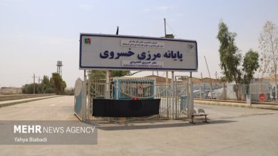 بازدید مقام نظامی ارشد عراقی از مرز خسروی