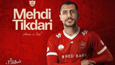مهدی تیکدری با عقد قراردادی ۲ ساله به پرسپولیس پیوست / پرسپولیس , مهدی تیکدری , نقل و انتقالات , لیگ برتر , فوتبال ایران