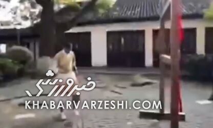 جذابیت پدری در چین؛ ستاره بارسلونا با لباس سنتی و کتانی / پدری , بارسلونا , چین , فوتبال , لباس سنتی