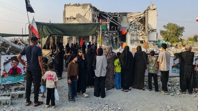 حرکت دسته خانواده شهدای میناب برای وداع با آقای شهید ایران / اخبار سیاسی روز , اخبار سیاست داخلی