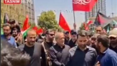 حضور مسعود پزشکیان، رئیس جمهور در مراسم تشییع امام شهید / اخبار سیاسی روز , اخبار دولت