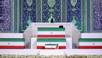 ببینید| ادای احترام حدادعادل و مقامات کشور به پیکر رهبر شهید / اخبار سیاسی روز , اخبار دولت