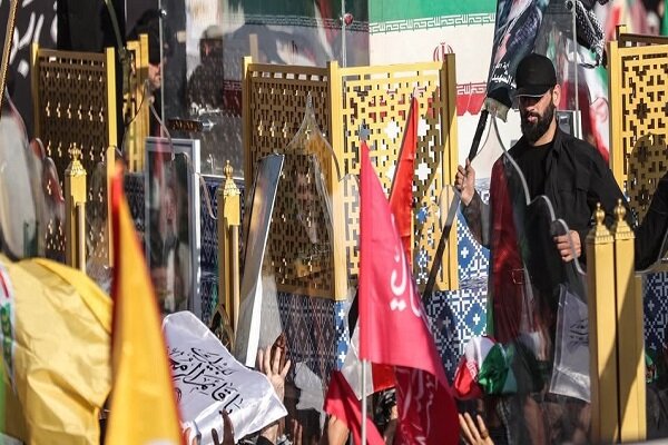 پوشش گسترده رسانه ای مراسم تشییع رهبر شهید ایران در عراق