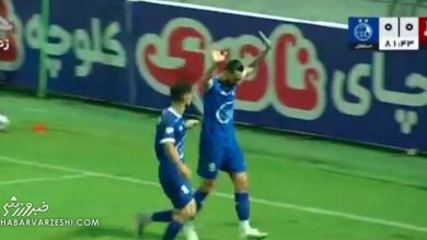 پیروزی یک گله استقلال مقابل نساجی با تک گل محمدرضا آزادی / استقلال , نساجی , لیگ برتر , محمدرضا آزادی , فوتبال ایران