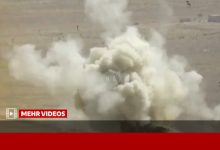 فیلم لحظه انفجار پاسگاه نیروهای پاکستانی توسط گروه تجزیهطلب بلوچ