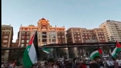 درخواست مردم اسپانیا برای قطع روابط دیپلماتیک با رژیم صهیونیستی +فیلم