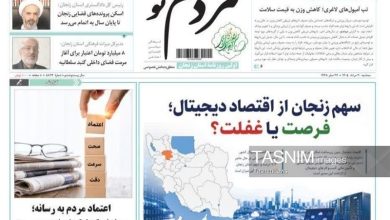 نگاهی به مطبوعات زنجان در 20 مرداد/سهم زنجان از اقتصاد دیجیتال / اخبار زنجان - اخبار استانها