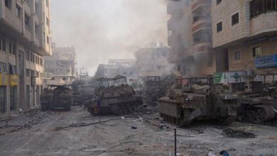 انفجار بمب در مسیر تانک نظامیان صهیونیست در غزه
