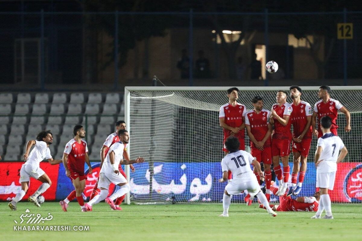 سیو دیدنی نیازمند مقابل ملوان؛ پرسپولیس با کلین شیت پیروز شد / پرسپولیس , ملوان , پیام نیازمند , لیگ برتر , کلین شیت