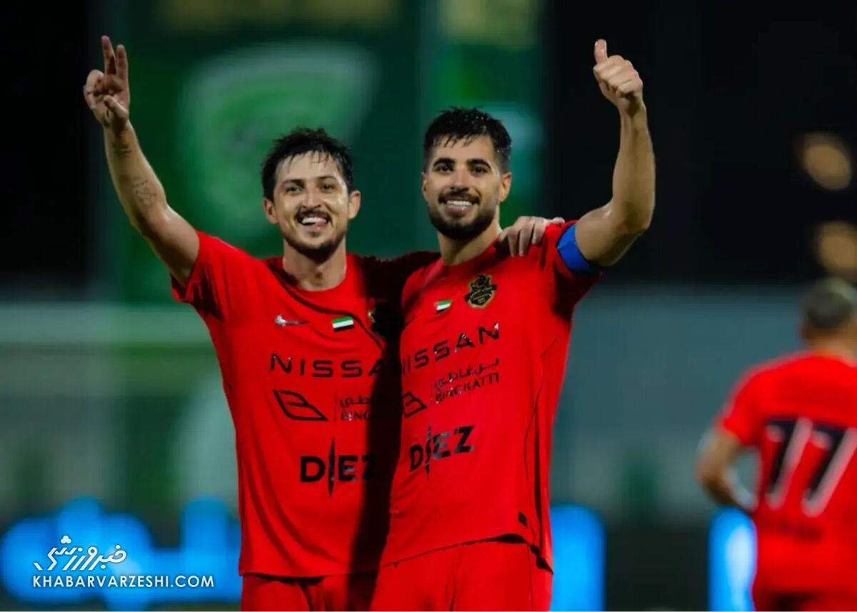 پیروزی شباب الاهلی با حضور عزتاللهی، آزمون و سیفی؛ مهاجم ایران بدشانس بود / شباب الاهلی , سعید عزتاللهی , سردار آزمون , مرصاد سیفی , لیگ امارات