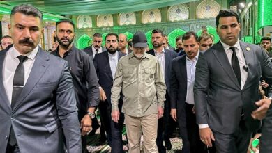 تشرف رئیس مجلس به زیارت حرمین شریفین در کاظمین / اخبار سیاسی روز , اخبار مجلس