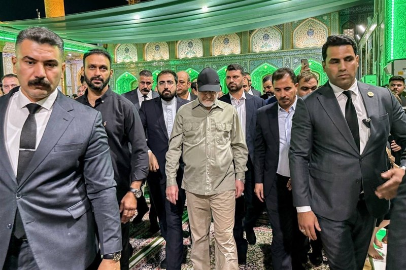 تشرف رئیس مجلس به زیارت حرمین شریفین در کاظمین / اخبار سیاسی روز , اخبار مجلس