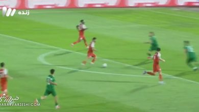 پرسپولیس با گل عمری، شمس آذر را دو بر صفر عقب انداخت / پرسپولیس , محمد عمری , شمس آذر , لیگ برتر , فوتبال