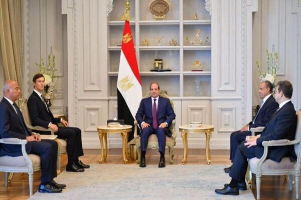 رئیسجمهور مصر و داماد ترامپ درباره آتشبس در غزه گفتگو کردند