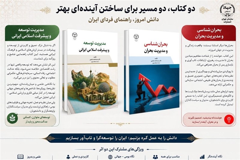 انتشار کتاب «مدیریت توسعه و پیشرفت اسلامی ایرانی» استاد دانشگاه تهران / اخبار سیاسی روز , اخبار حوزه علمیه و دانشگاه