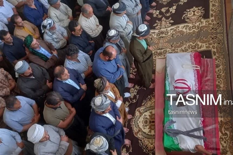 پیکر شهید رحیمزاده در اورامان تشییع شد+تصویر / اخبار کردستان - اخبار استانها