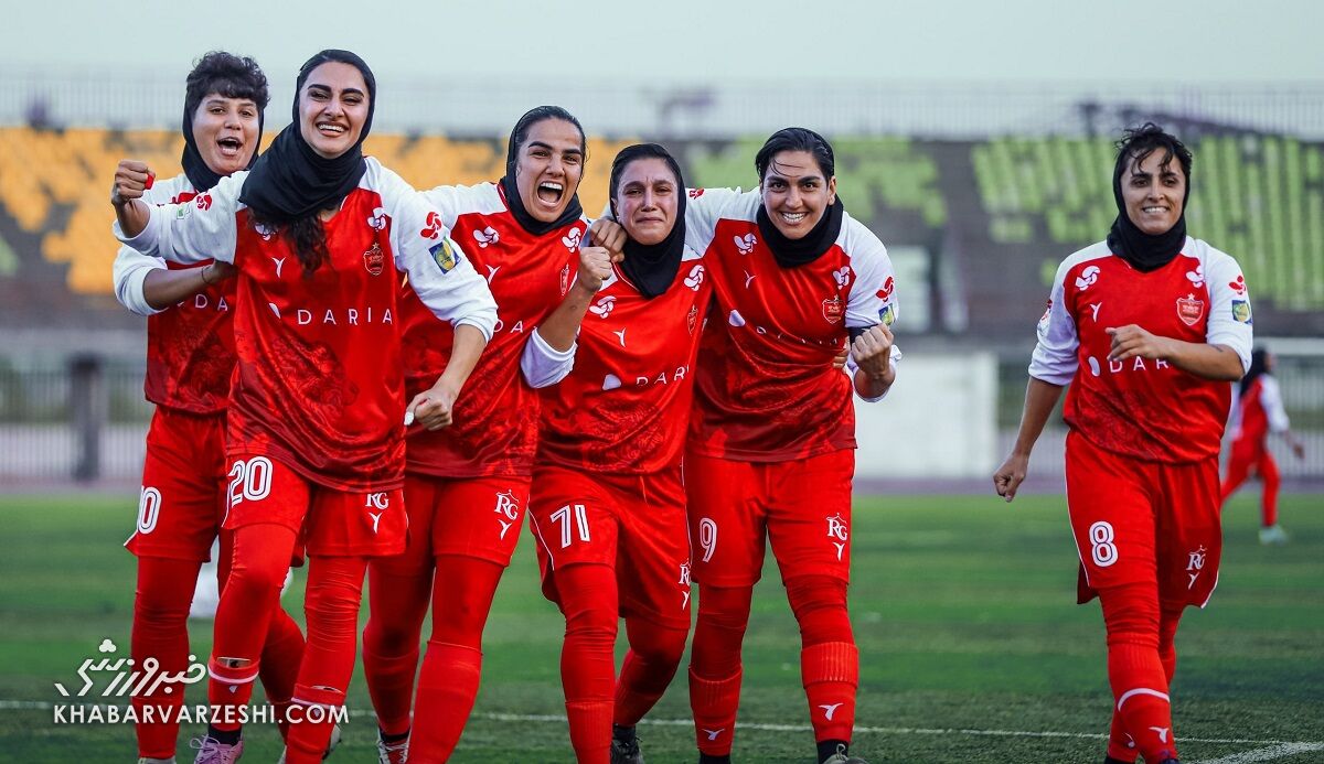 پرسپولیس با نمایشی قدرتمندانه، ملوان را در رشت شکست داد / لیگ برتر زنان , فوتبال بانوان , پرسپولیس , ملوان , برد پرگل