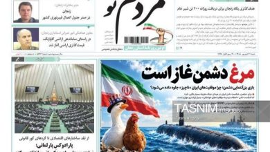 مرور مطبوعات زنجان در 21 شهریور/ مرغ دشمن غاز است / اخبار زنجان - اخبار استانها