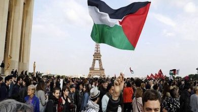 برگزاری تظاهرات ضدصهیونیستی در قلب فرانسه