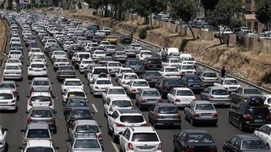 گزارش ترافیک سنگین در محورهای شمالی و آزادراههای اطراف تهران / ترافیک سنگین , محورهای شمالی , آزادراههای تهران , مرکز مدیریت راههای کشور , وضعیت ترافیکی