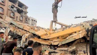 دهها فلسطینی قربانی حادثه فرو ریختن ساختمان آوارگان در غزه+فیلم