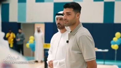 طارمی و بازیکنان الوصل در مدرسه امارات؛ برنامه ویژه آموزشی / مهدی طارمی , الوصل , فوتبال امارات , برنامه آموزشی , ورزش و جوانان