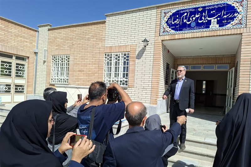 زنگ مهر در مدرسهای که جای کانکسها را گرفت / اخبار خراسان جنوبی - اخبار استانها