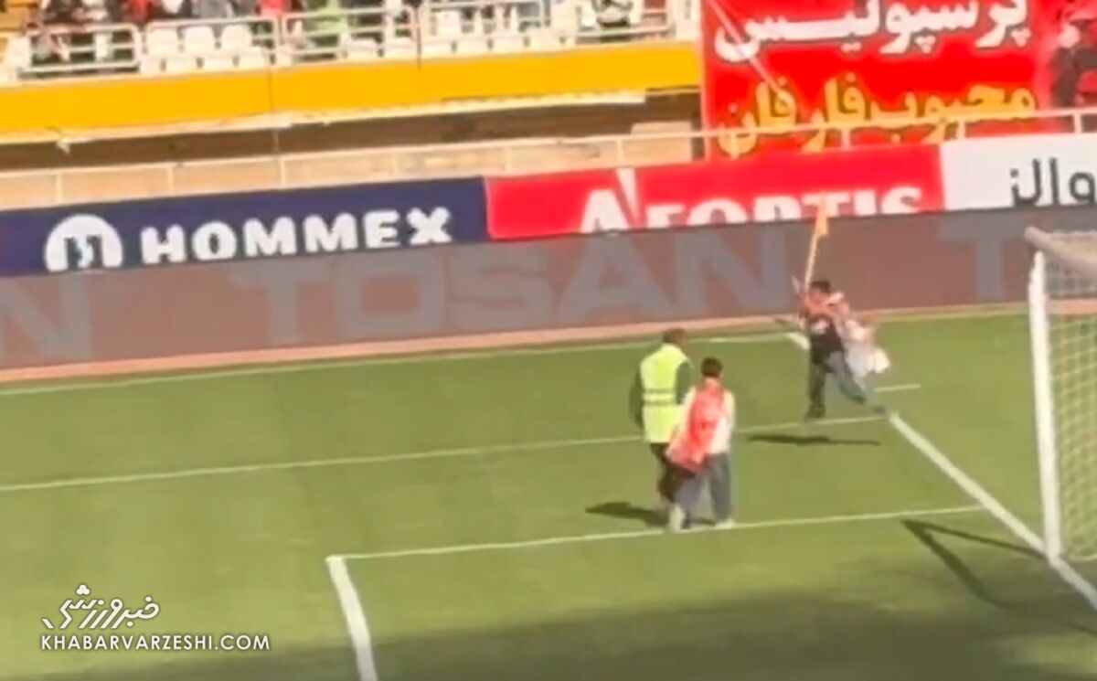 کشف هویت هوادار پرسپولیسی که در نقش جهان شادی رونالدو را اجرا کرد / هوادار پرسپولیس , نقش جهان , دربی , کریستیانو رونالدو , ورزشگاه