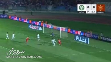 علیپور پرسپولیس را پیش انداخت/ گل اول به ذوب آهن / علی علیپور , پرسپولیس , ذوب آهن , لیگ برتر , گل