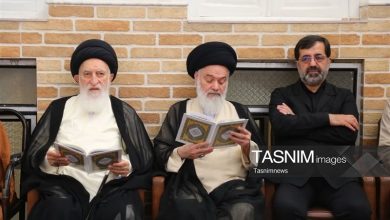 حضور علما ومسئولان در بیت آیتالله شبیری زنجانی برای ابراز همدردی+ عکس / اخبار قم - اخبار استانها