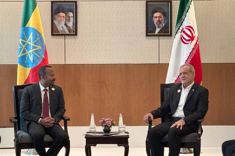 دیدار پزشکیان با نخستوزیر اتیوپی در حاشیه اجلاس بریکس / اخبار سیاسی روز , اخبار سیاست خارجی