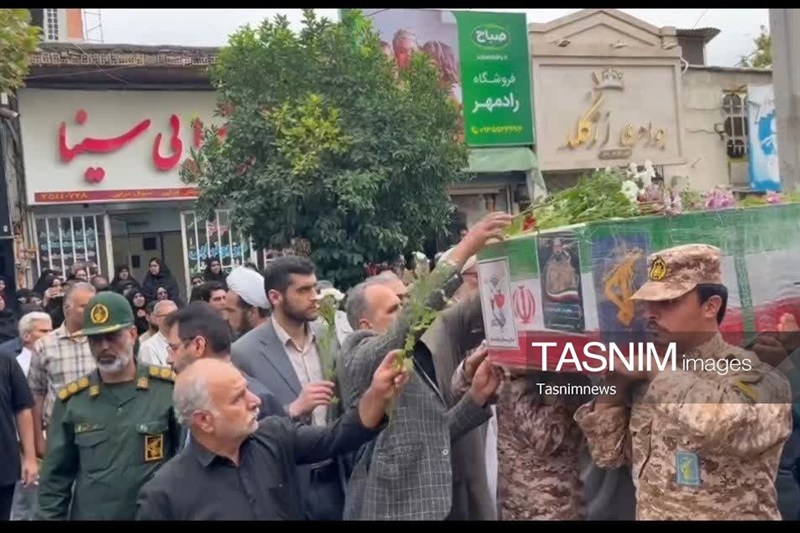 تشییع پیکر شهید امنیت « کیوان رامرودی» در کلاله + تصاویر / اخبار گلستان - اخبار استانها