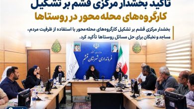 تأکید بخشدار مرکزی قشم بر تشکیل کارگروههای محلهمحور در روستاها / اخبار جزایر خلیج فارس - اخبار استانها