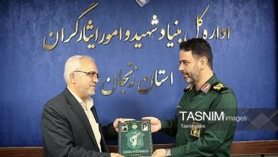 دیدار فرمانده سپاه زنجان با سرپرست بنیاد شهید + تصاویر / اخبار زنجان - اخبار استانها