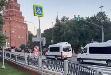 کاروان فرستادگان ترامپ وارد کرملین شد+ فیلم