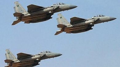 جنگنده F۱۵ عربستان در آسمان یمن سرنگون شد