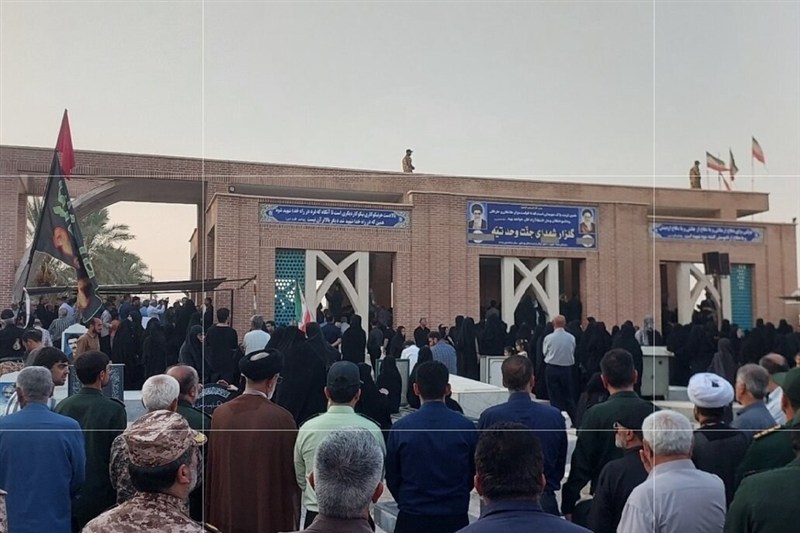 تشییع حماسی پیکر شهید محمدجعفر رادبوی در دشتستان / اخبار بوشهر - اخبار استانها