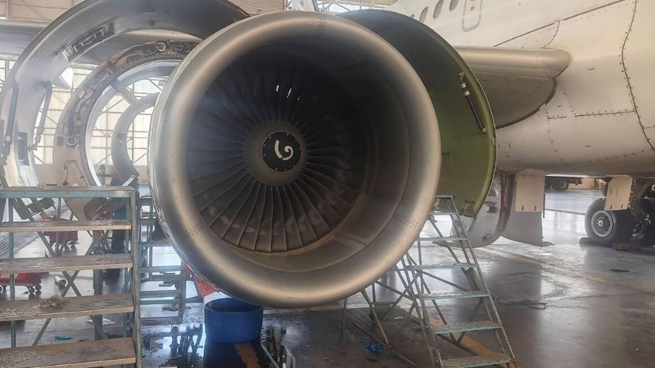 بازگشت هواپیمای ایرباس A319 هما به چرخه پرواز پس از تعمیر تخصصی موتور / هواپیمایی , تعمیرات هواپیما , هما , ایرباس A319 , ناوگان هوایی