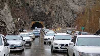 انسداد کامل محور کندوان از ساعت 17/ ریزش سنگ و سیلاب / اخبار مازندران - اخبار استانها