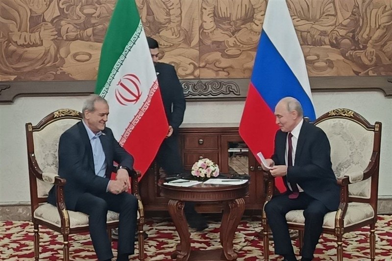 پزشکیان و پوتین در بیشکک دیدار کردند / اخبار سیاسی روز , اخبار سیاست خارجی