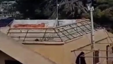 پهپاد اسرائیلی در تعقیب زن لبنانی در شهرک یاطر+فیلم