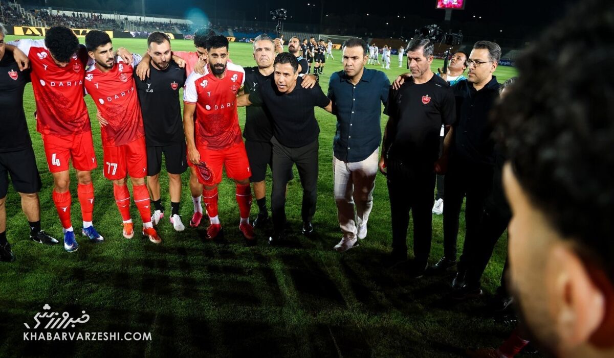 حلقه اتحاد پرسپولیس؛ تارتار بر اتحاد تیمش پیش از مصاف با خیبر تأکید کرد / پرسپولیس , مهدی تارتار , خیبر خرم آباد , لیگ برتر , اتحاد تیمی