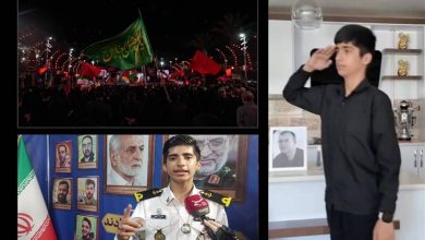 پسر شهید ناو دنا با لباس رزم پدر؛ گر پدری رفت تفنگ پدری هست هنوز / اخبار گیلان - اخبار استانها