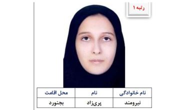 رتبه یک کنکور انسانی از راز موفقیتش میگوید؛ «تمام روز درس نخواندم» / اخبار خراسان شمالی - اخبار استانها