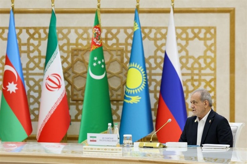 پزشکیان در اجلاس سران خزر: امروز نیازمند دیپلماسی محیطزیست هستیم / اخبار سیاسی روز , اخبار دولت