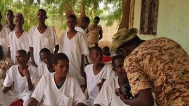 השתתפות 8,000 ילדים בקרב צבא סודאן וכוחות התגובה המהירה