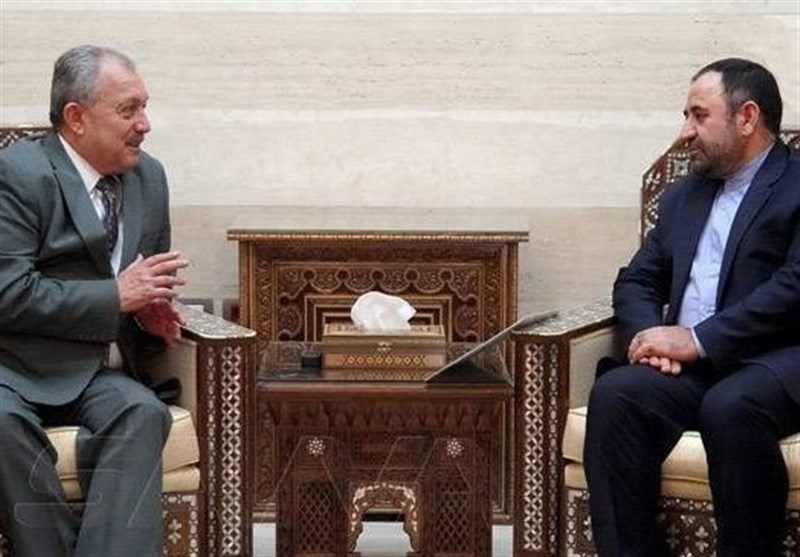 פגישת שגריר איראן עם ראש ממשלת סוריה